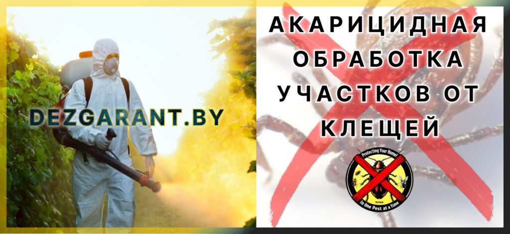 Акарицидная обработка участков от клещей